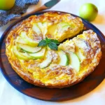 Frittata sucrée aux pommes et à la cannelle : un petit-déjeuner facile et gourmand