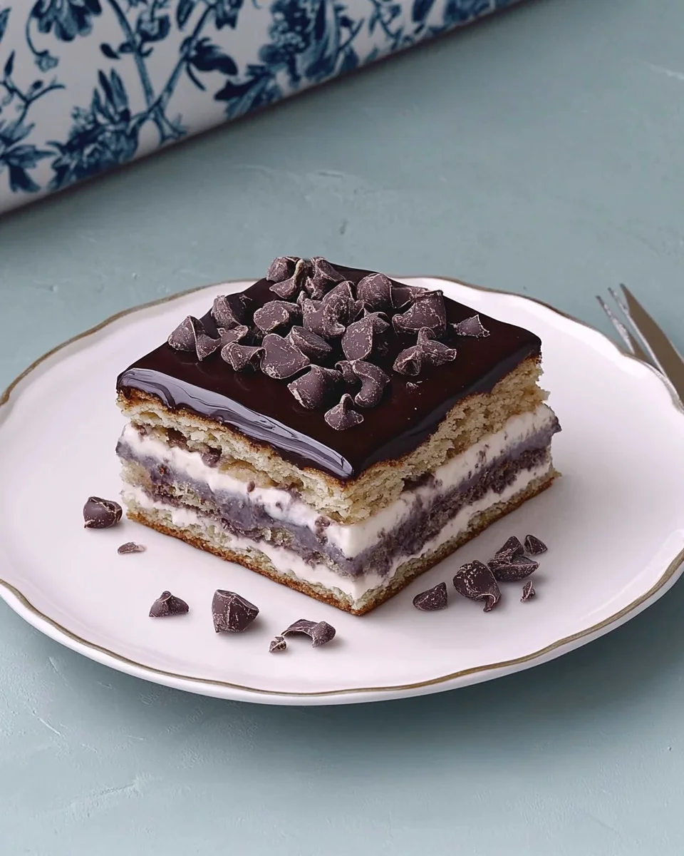 Gâteau aux biscuits, crème et chocolat : un dessert sans cuisson