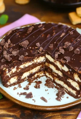 Gâteau aux Biscuits et au Chocolat Sans Cuisson : Le Célèbre « Lazy Cake » Européen