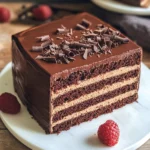 Gâteau crémeux au chocolat sans cuisson au four