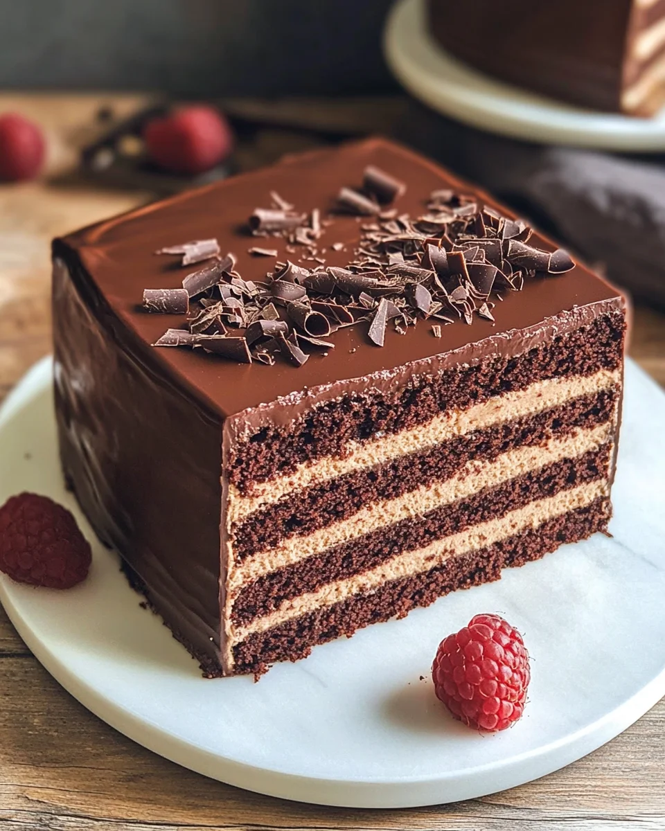 Gâteau crémeux au chocolat sans cuisson au four
