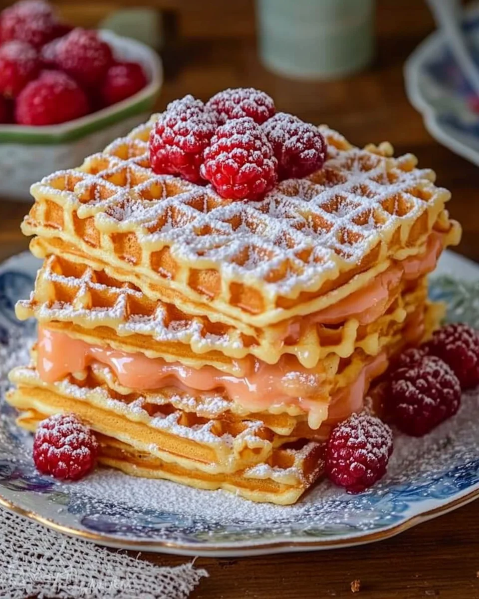 Gâteau Gaufre Ukrainien au Dulce de Leche