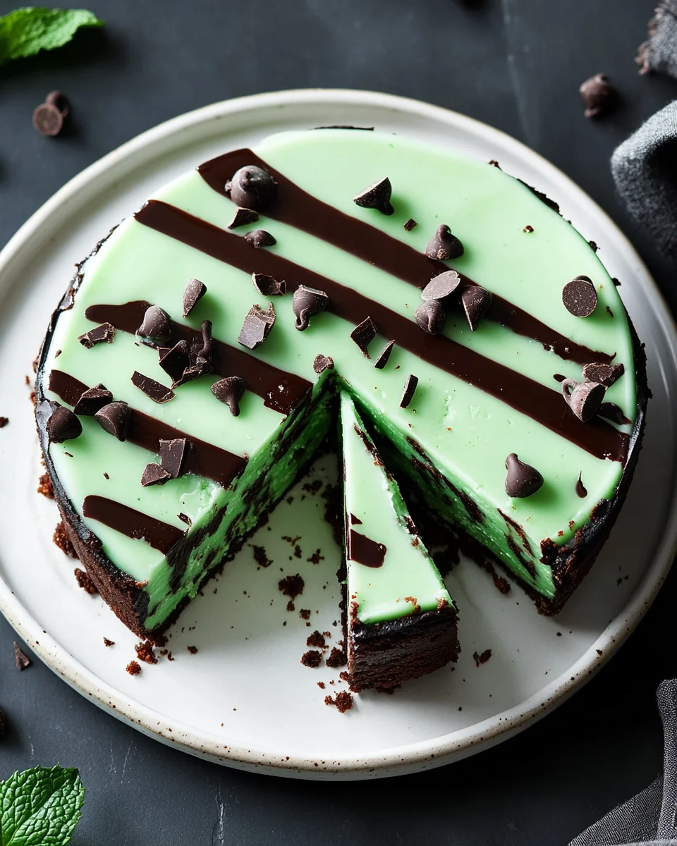 Gâteau glacé à la menthe et aux pépites de chocolat image 2