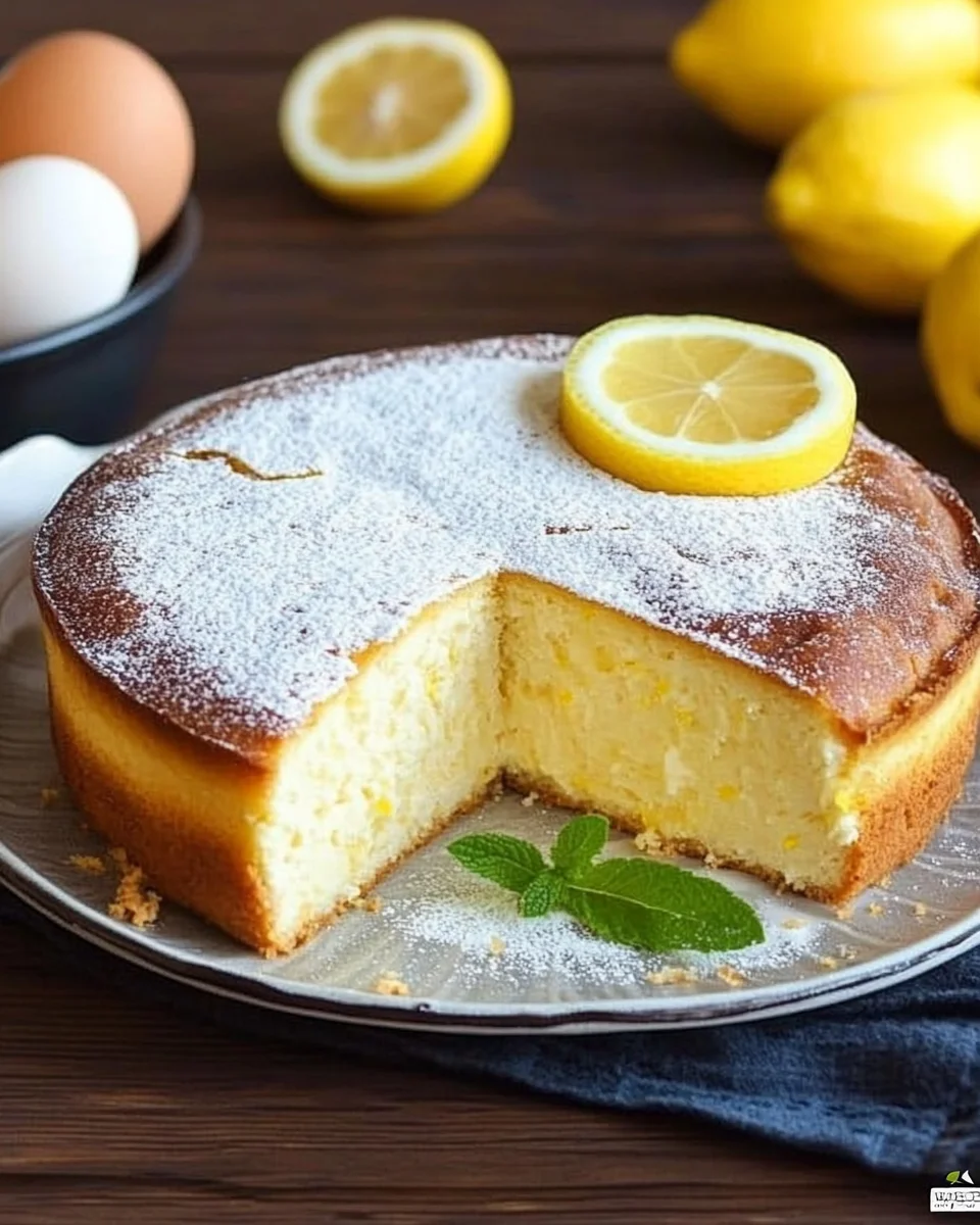 Gâteau Moelleux à la Ricotta et au Citron : Une Recette Ultra Fondante en Un Seul Saladier