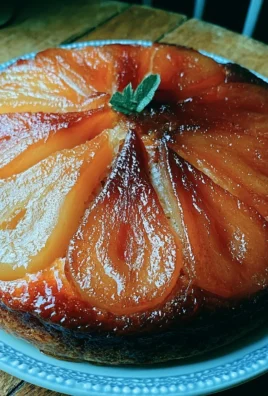 Gâteau Renversé aux Poires Caramélisées