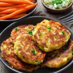 Galettes de Pommes de Terre, Carottes et Oignons Verts : Une Recette Croustillante et Économique