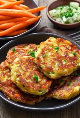Galettes de Pommes de Terre, Carottes et Oignons Verts : Une Recette Croustillante et Économique