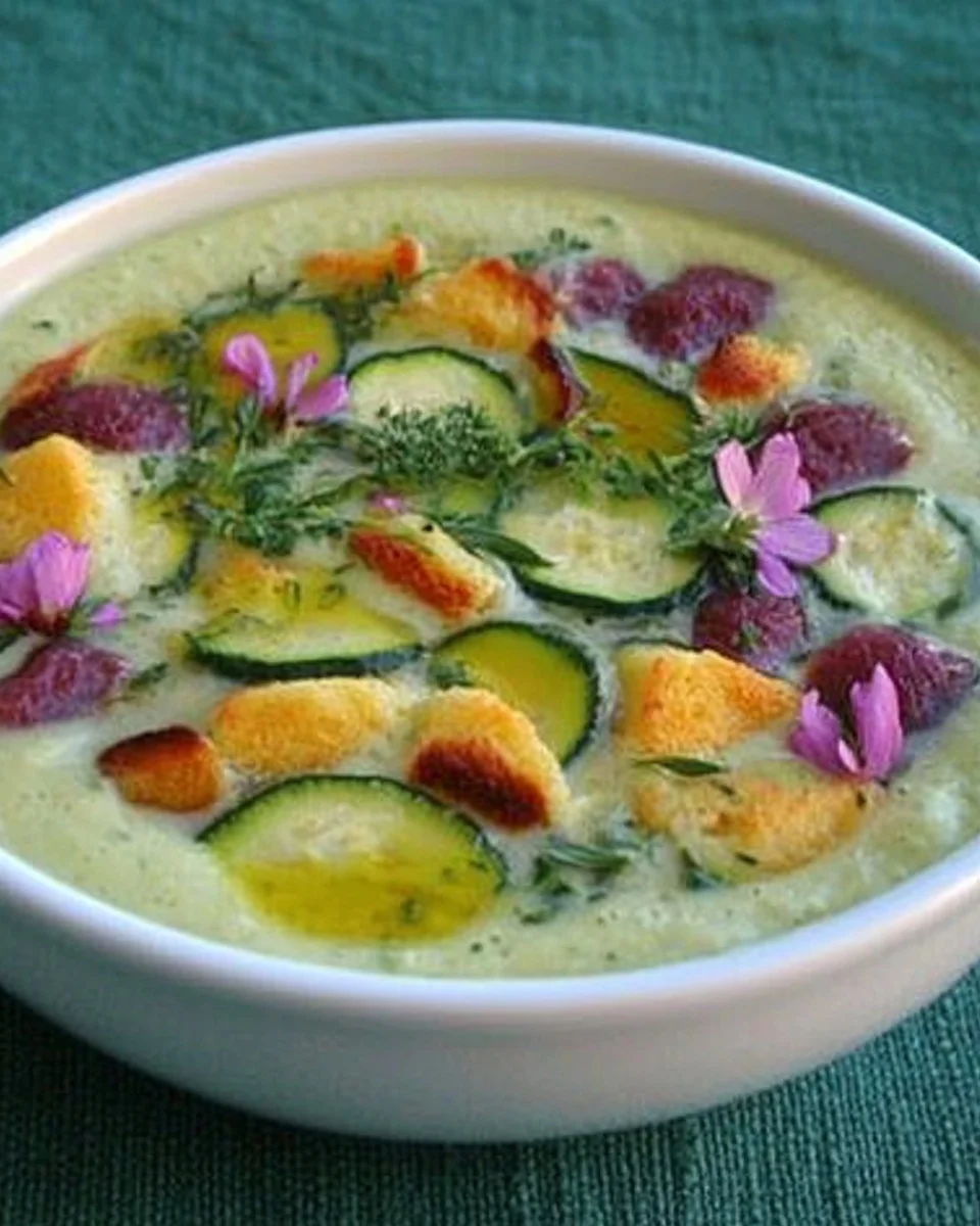 Gaspacho Crémeux Concombre & Courgette : un délice frais !