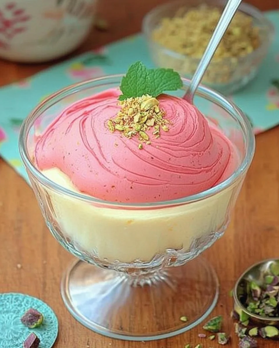 Glace Fraise-Vanille Bicolore : Une Texture Fantastique image 2