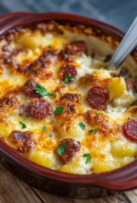 Gratin de gnocchis au chorizo
