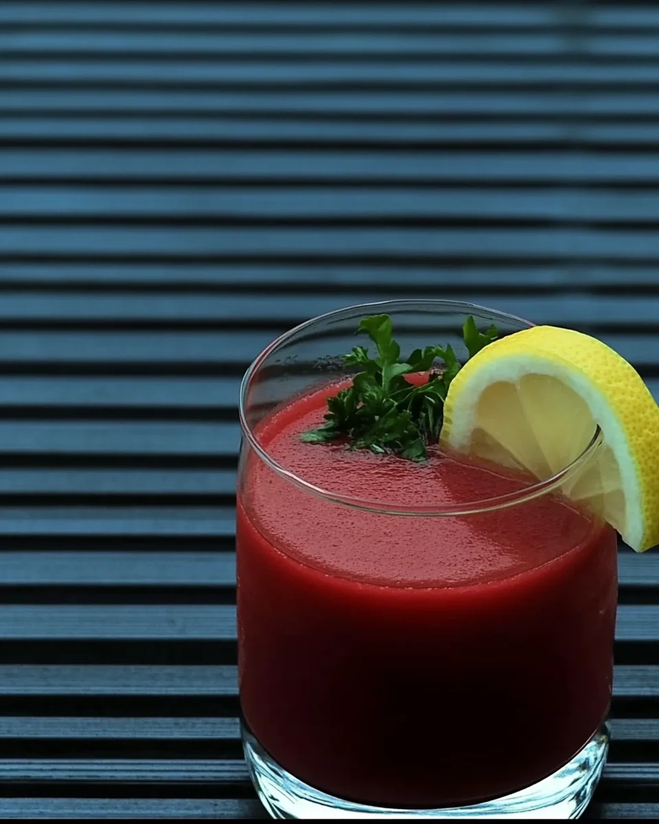 Jus de Tomate, Ail et Citron : Une Boisson Fraîche et Simple image 2