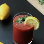 Jus de Tomate, Ail et Citron : Une Boisson Fraîche et Simple