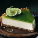 Key Lime Cheesecake et glaçage au citron vert