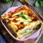 Lasagnes au saumon épinards et béchamel