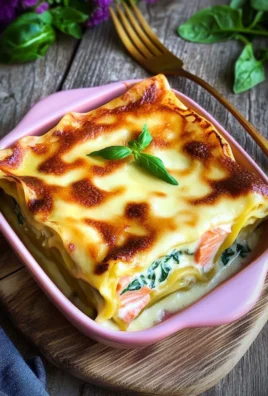 Lasagnes au saumon épinards et béchamel
