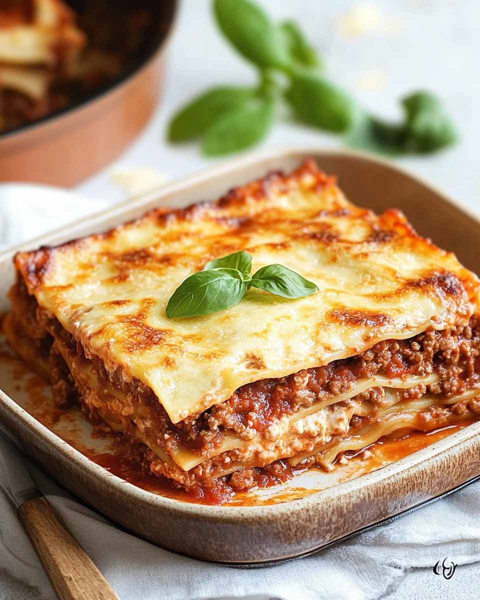 Lasagnes à la bolognaise
