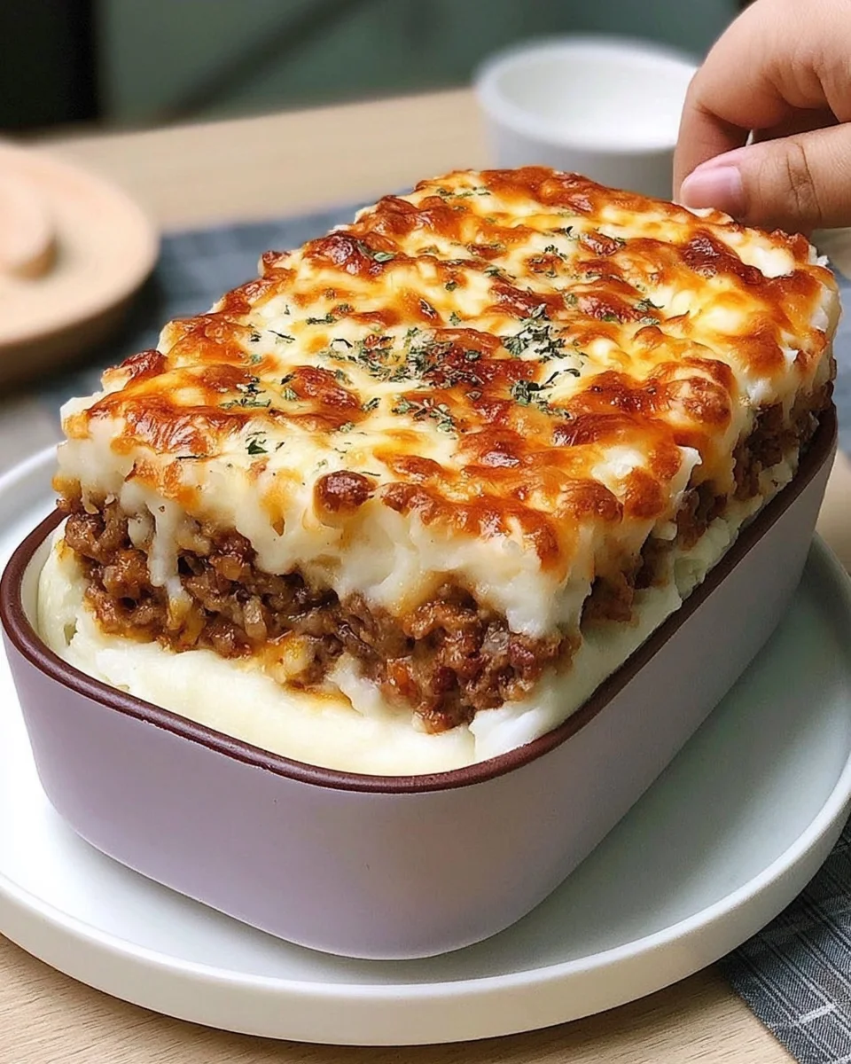 Le Gratin Parmentier Ultime au Bœuf et au Fromage