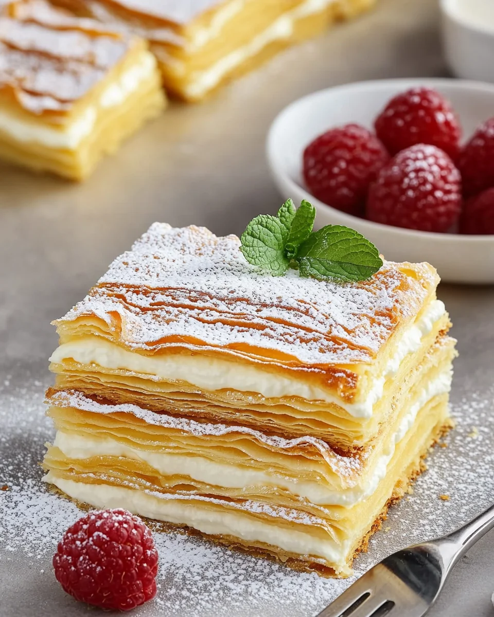 Mille-feuille à la Crème Pâtissière Maison image 2