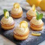Mini-gâteaux aux amandes et crème au limoncello
