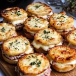 Mini sandwichs croustillants au fromage