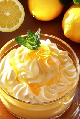 Mousse Crémeuse au Citron en 5 Minutes