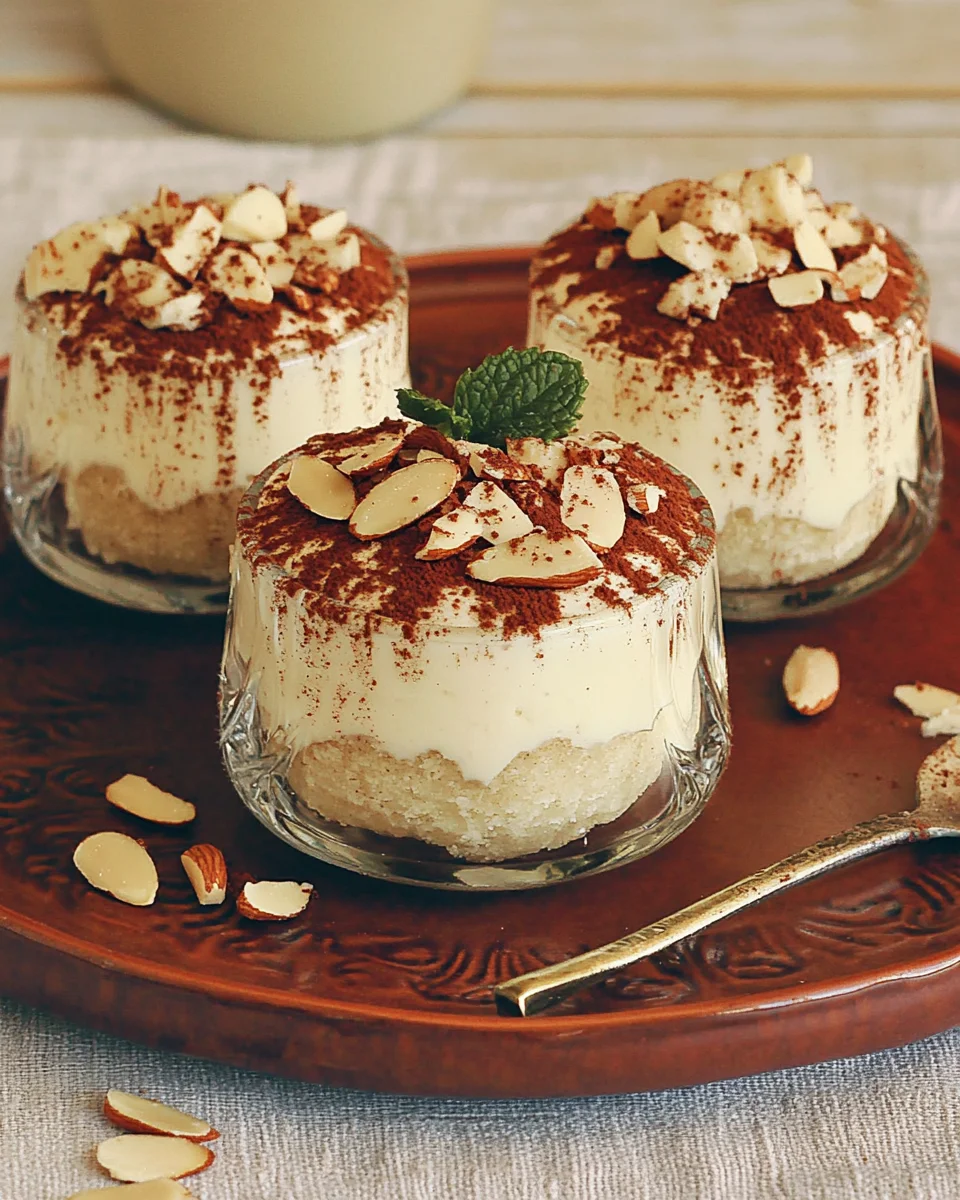 Mousse crémeuse aux amandes