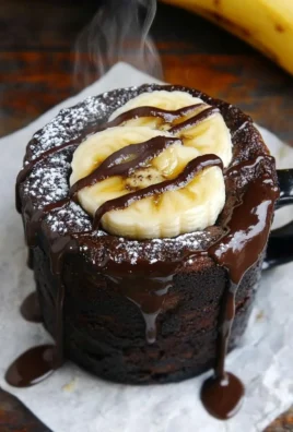 Mug Cake Banane-Chocolat au Micro-ondes : un Dessert Express en 10 Minutes