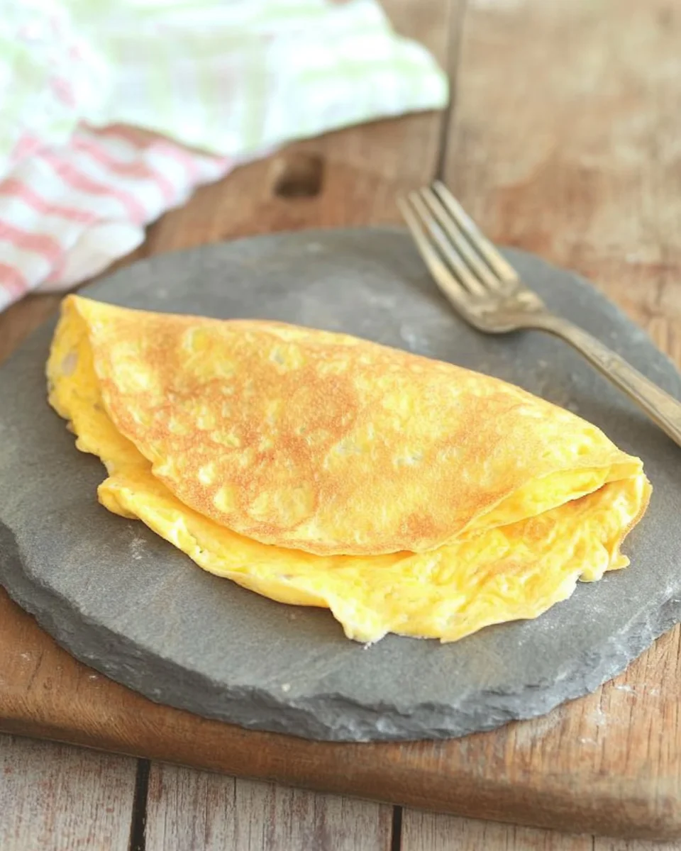 Omelette au Jaune Coulant — 3 Ingrédients image 2