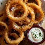 Onion Rings – Beignets d’Oignons Croustillants
