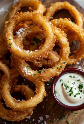 Onion Rings – Beignets d’Oignons Croustillants