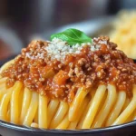 Pâtes à la Bolognaise : Recette Maison, Facile et Savoureuse