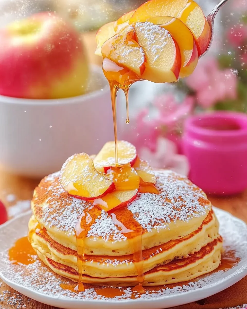 Pancakes aux Pommes Moelleux et Faciles image 2