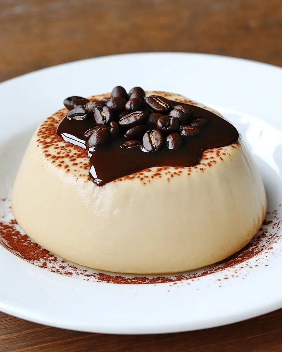 Panna Cotta au Café : un Dessert Italien Crémeux et Gourmand image 2