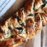 Pizza tressée au poulet