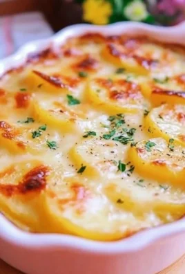 Pommes de Terre Gratinées au Fromage