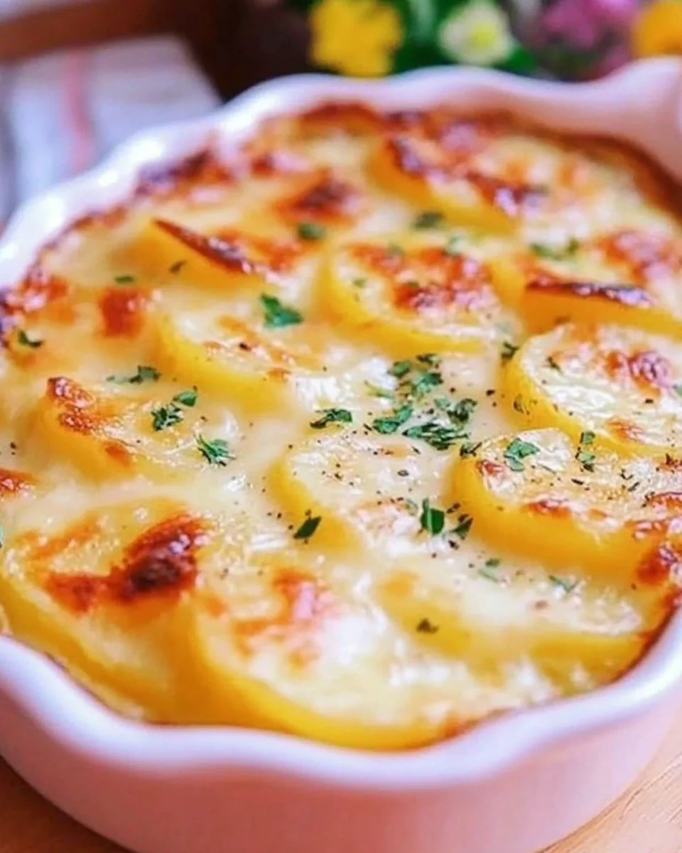 Pommes de Terre Gratinées au Fromage