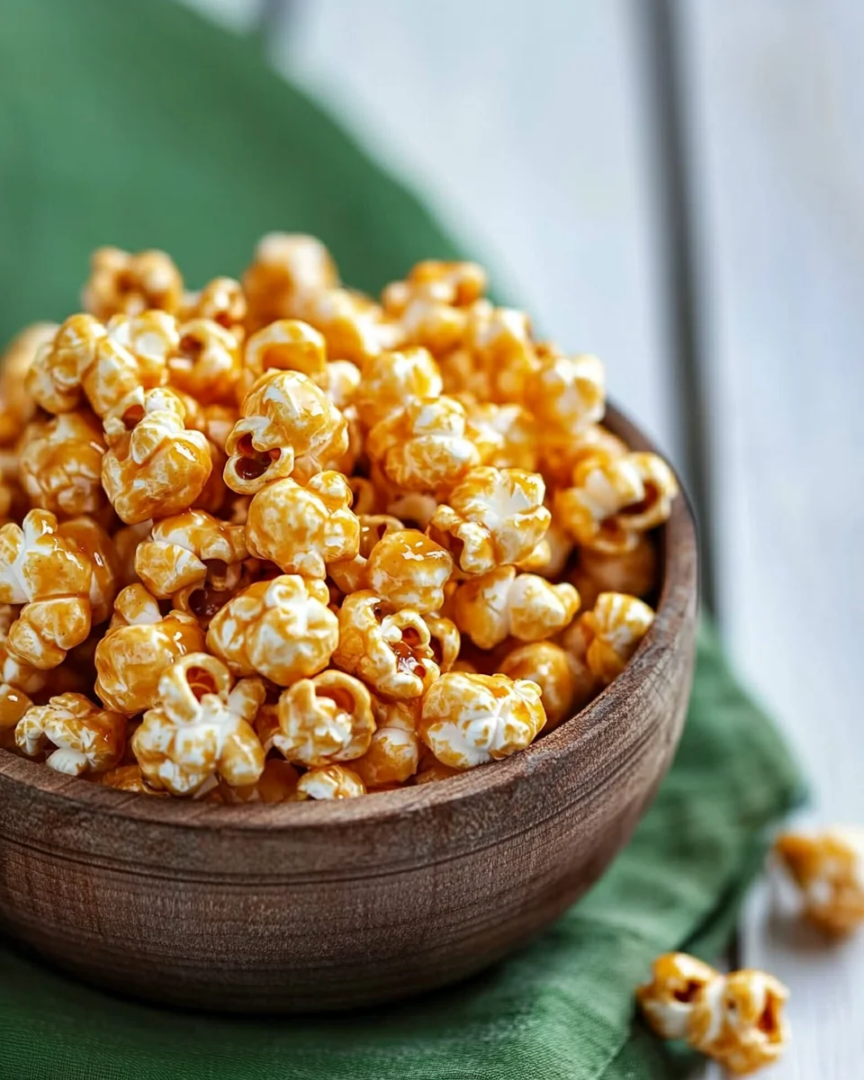 Pop-corn au Caramel et Noix de Cajou