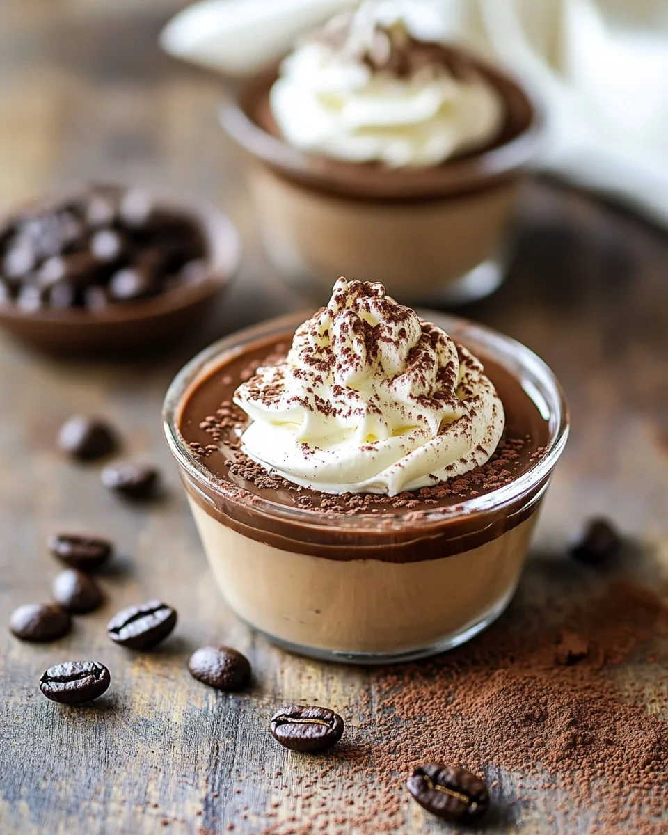 Pudding au moka