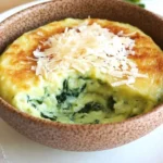 Purée de pommes de terre aux épinards et au fromage