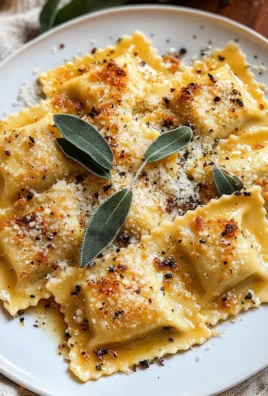 Raviolis au Beurre Noisette et à la Sauge