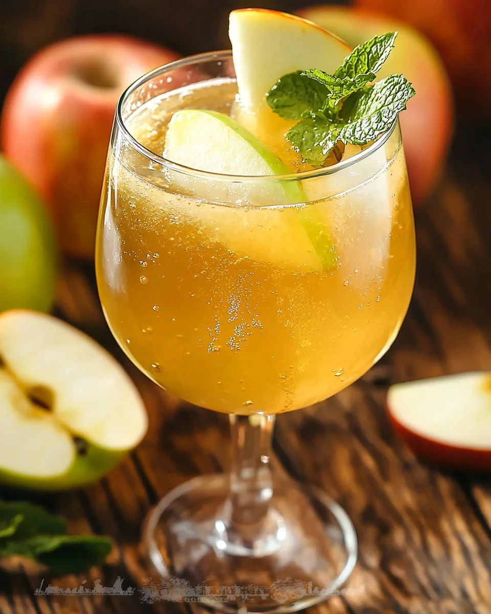 Recette de boisson aux pommes