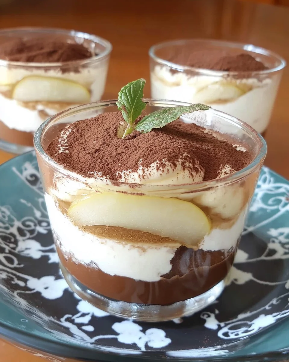 Recette de Mon Tiramisu Poire Chocolat image 2
