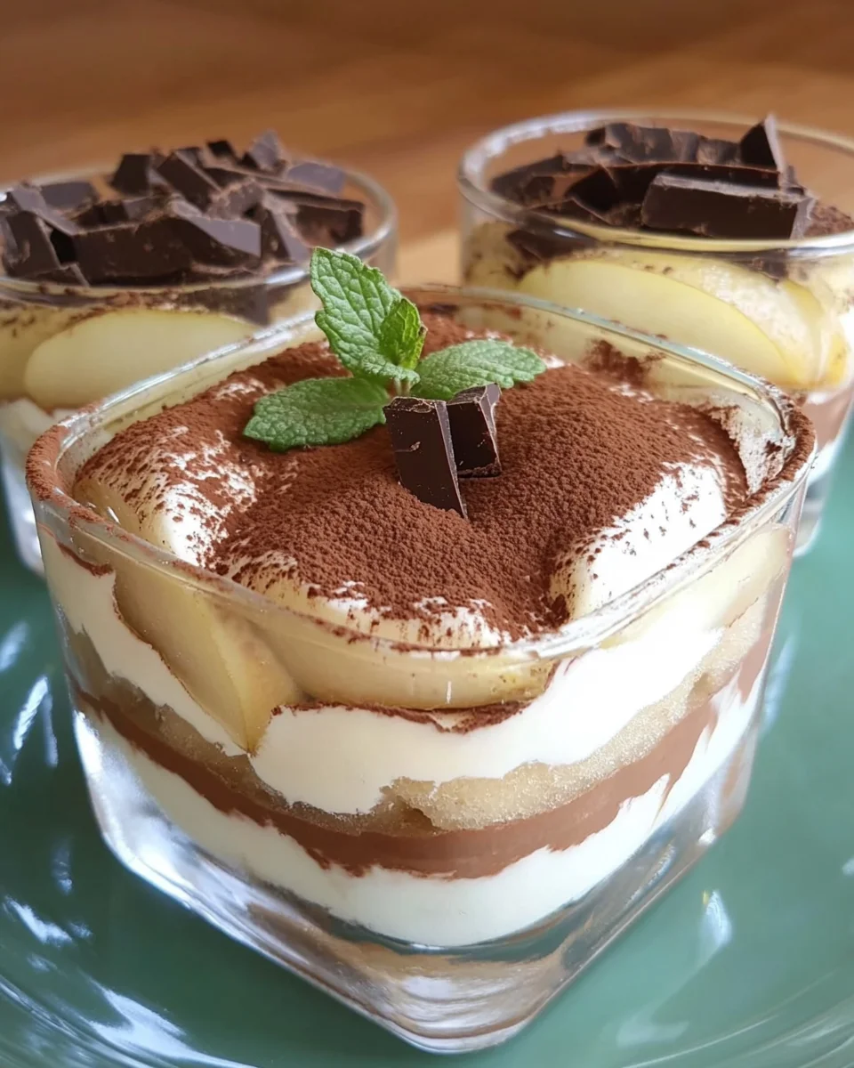 Recette de Mon Tiramisu Poire Chocolat