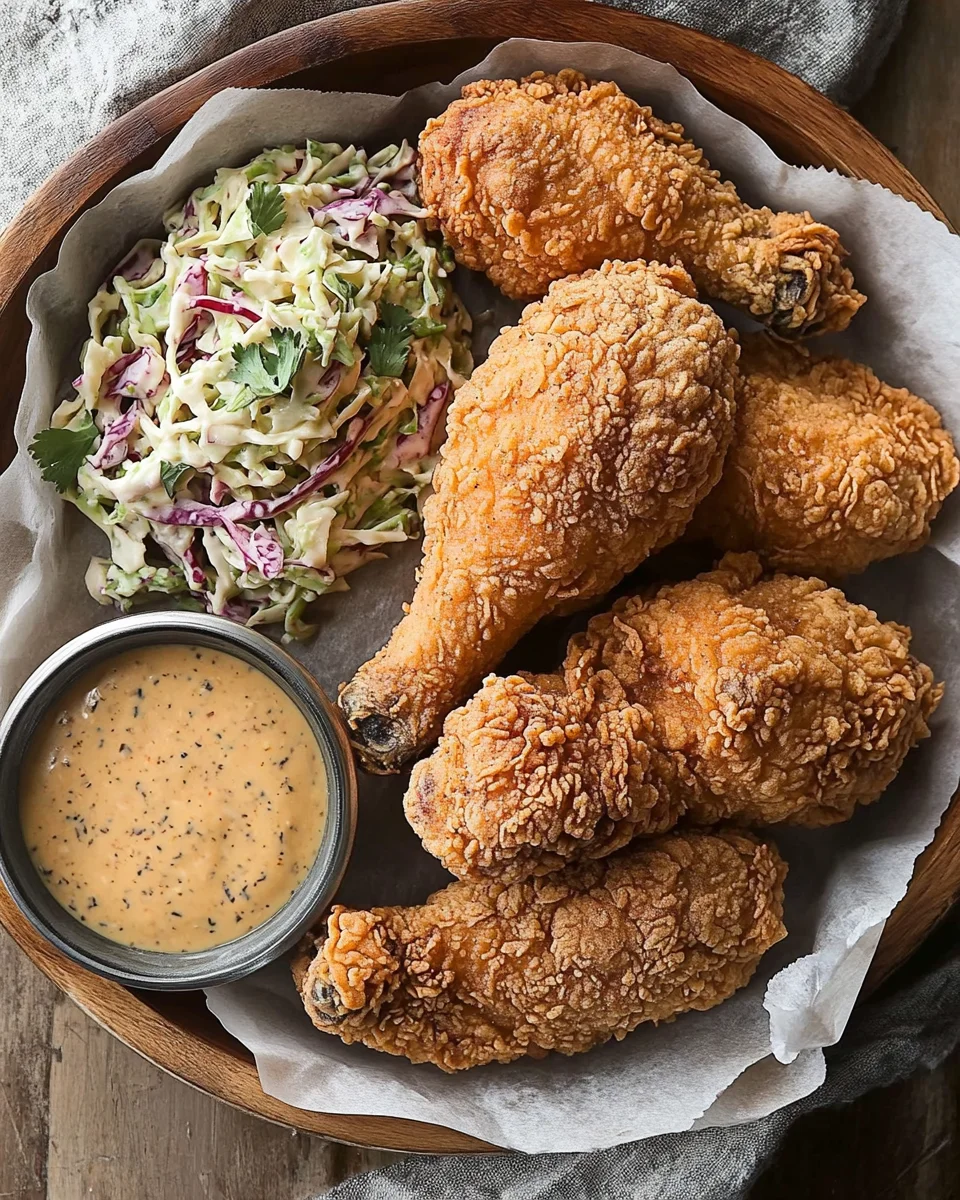 Recette de poulet frit croustillant façon KFC maison