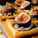 Recette feuilletés aux figues chèvre et miel