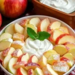 Rondelles de pommes au yaourt