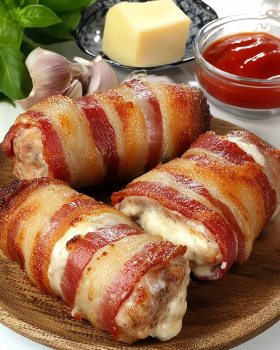 Roulés de Poulet Italiens au Bacon & Fromage Fondant image 2