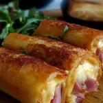 Roulés Dorés au Jambon et au Fromage : La Recette qui Va Faire Craquer Toute la Famille
