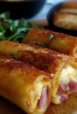 Roulés Dorés au Jambon et au Fromage : La Recette qui Va Faire Craquer Toute la Famille
