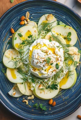 Salade de fenouil et pommes à la burrata